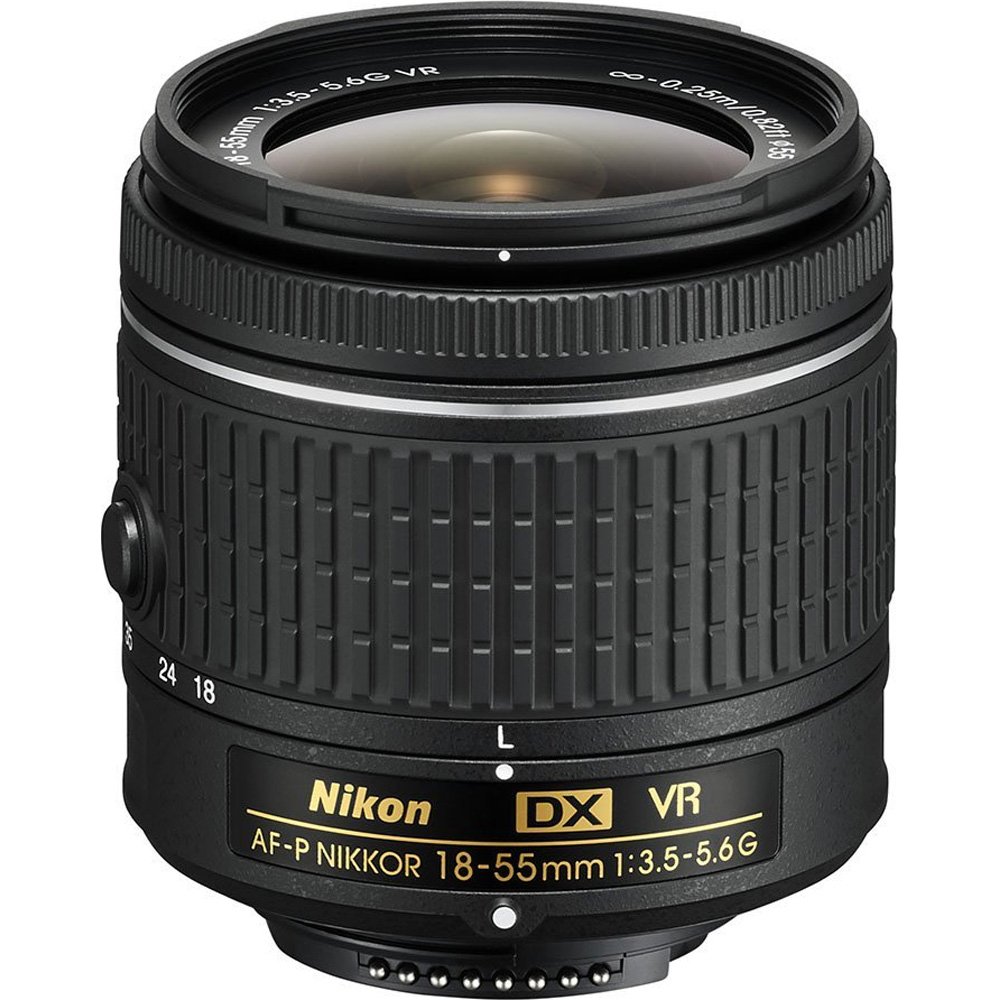 Lente Nikon AF-P DX NIKKOR 18-55 mm f/3.5-5.6G VR para cámaras